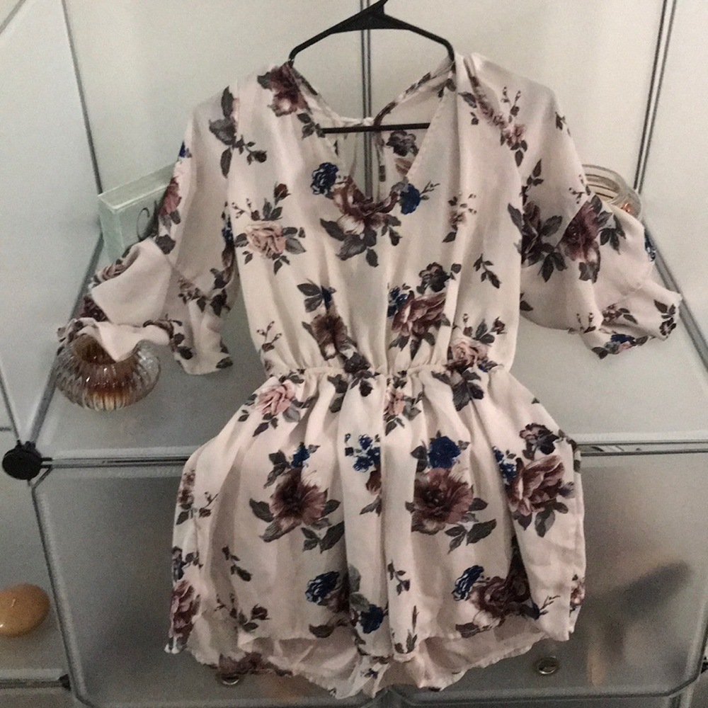 Super cute floral romper